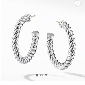 David Yurman Classic Cable Hoop Earrings